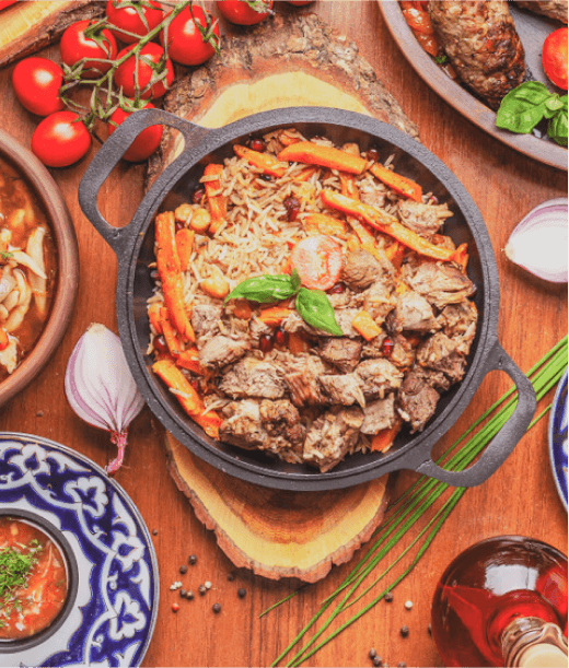 Национальная кухня в санатории Шипасу